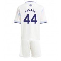 Aston Villa Boubacar Kamara #44 Tretí Detský futbalový dres 2025-26 Krátky Rukáv (+ trenírky)